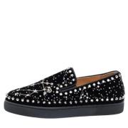 Christian Louboutin Pre-owned Pre-owned Sammet sneakers Black, Dam