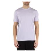 Richmond Pima Bomull Logo Print T-shirt Purple, Herr