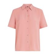 Tommy Hilfiger Damskjorta med korta ärmar Pink, Dam