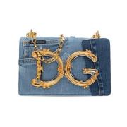 Dolce & Gabbana Denim axelväska Blue, Dam