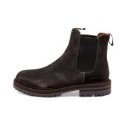 Common Projects Suede Black Chelsea Boot Black, Herr