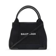 Balenciaga Navy Cabas Axelväska Black, Dam