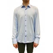 RRD Ljusblå Oxford Skjorta med Jacquard Design Blue, Herr