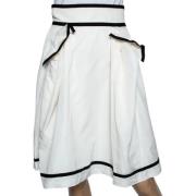 Yves Saint Laurent Vintage Pre-owned Bomull nederdelar White, Dam