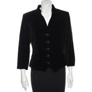 Yves Saint Laurent Vintage Pre-owned Bomull ytterklder Black, Dam