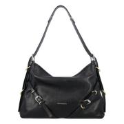 Givenchy Voyou Medium Axelremsväska Black, Dam