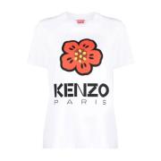 Kenzo Boke Flower Print T-shirt White, Dam
