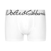Dolce & Gabbana Oversize Logo Waistband Boxers White, Herr