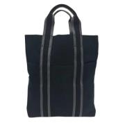 Hermès Vintage Pre-owned Canvas totevskor Black, Dam