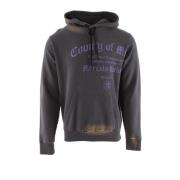 Marcelo Burlon Lila County Degree Regular Hoody Purple, Herr