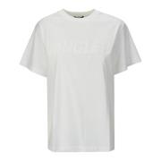 Mugler Ts0099D T-Shirt White, Dam