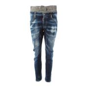 Dsquared2 Herr Blå Straight Leg Jeans Blue, Herr