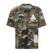 Heron Preston Camouflage T-shirt för män Multicolor, Herr