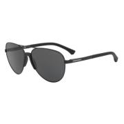 Emporio Armani Svarta Bågar Solglasögon Black, Unisex