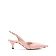 Casadei Eleganta Minou Patentläder Slingbacks Pink, Dam