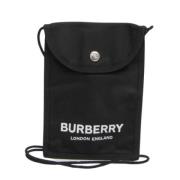 Burberry Vintage Pre-owned Tyg axelremsvskor Black, Dam