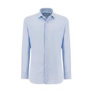 Xacus No Iron Slim Fit Skjorta för en Perfekt Look Hela Dagen Blue, He...