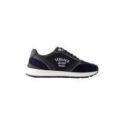 Versace Laeder sneakers Blue, Dam