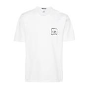 C.p. Company Metropolis Series Grafisk T-shirt White, Herr