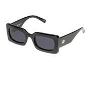 Le Specs Stiliga svarta solglasögon Black, Dam
