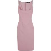 Versace Enver Satinklänning Pink, Dam