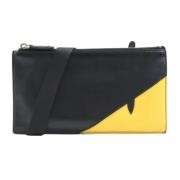 Fendi Vintage Pre-owned Laeder axelremsvskor Black, Dam