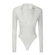 16Arlington Valon Bodysuit - Stilren och Bekväm White, Dam