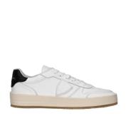 Philippe Model Vita Sneakers med Perforerad Tipp och Logotyp White, He...