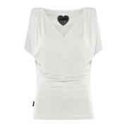 RRD MM V-Hals T-Shirt White, Dam