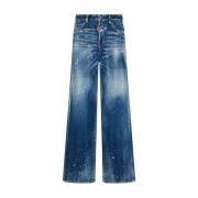 Dsquared2 Byxa 5 Fickor Jeans Blue, Dam