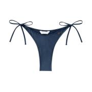 Palm Angels Metallic V Bikini Blue, Dam