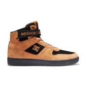 DC Shoes Höga Topp Lädersneakers Brown, Herr