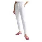 Liu Jo Skinny Jeans med 5 Fickor White, Dam