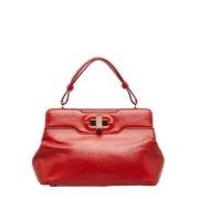 Bvlgari Vintage Pre-owned Laeder handvskor Red, Dam