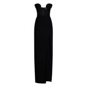 Nensi Dojaka Elegant Maxi Dresses Collection Black, Dam