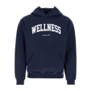 Sporty & Rich Marinblå Wellness Ivy Sweatshirt Blue, Herr