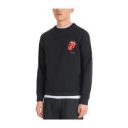 Antony Morato Modernt Urban Sweatshirt med Rolling Stones Logo Black, ...