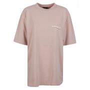 Balenciaga Rosa Politisk Kampanj T-shirts och Polos Pink, Dam