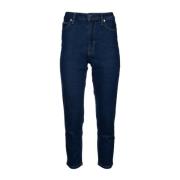 Calvin Klein Klassiska Jeans i Denim Blue, Dam