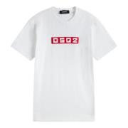 Dsquared2 Mångsidig Vit Bomull T-shirt White, Herr