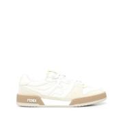 Fendi Vita Match Sneakers i Mocka White, Herr