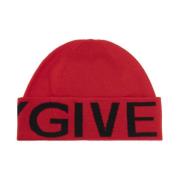 Givenchy Ull Logo Hatt Red, Herr