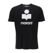 Isabel Marant Karman Logo Linne T-shirt Black, Herr