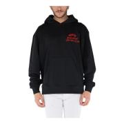 Kenzo Oversize Ritad Varsity Hoodie Black, Herr