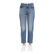 Levi's Premium 501® Stand Off Straight Cut Jeans Blue, Dam