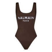 Balmain Brun badkläder för kvinnor Brown, Dam