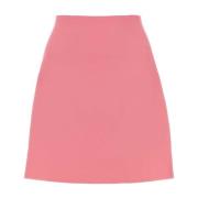 Jil Sander Rosa Mini Kjol i Polyester Pink, Dam