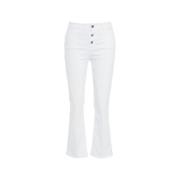 Liu Jo Jeans med enkel knappstängning White, Dam