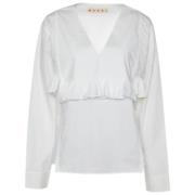 Marni Pre-owned Pre-owned Bomull toppar White, Dam