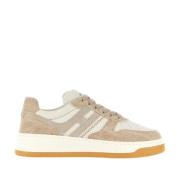 Hogan Beige Platta Skor Beige, Dam